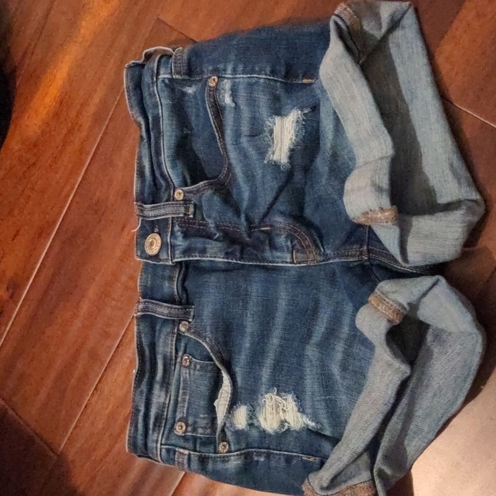 American Eagle Tight Jean Shorts